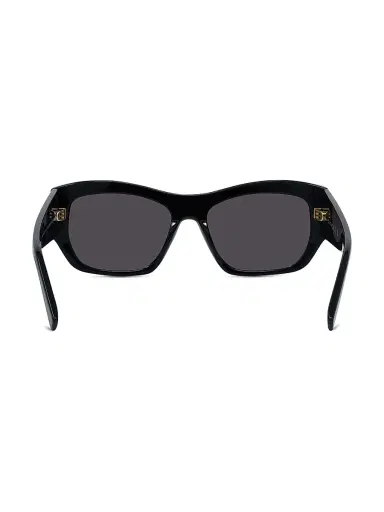 Givenchy Women's GV Day 54MM Geometric Sunglasses - Shiny Black Smoke | Thumbnail 5 Givenchy Women's GV Day 54MM Geometric Sunglasses - Shiny Black Smoke | Thumbnail 5