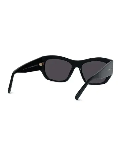 Givenchy Women's GV Day 54MM Geometric Sunglasses - Shiny Black Smoke | Thumbnail 6 Givenchy Women's GV Day 54MM Geometric Sunglasses - Shiny Black Smoke | Thumbnail 6
