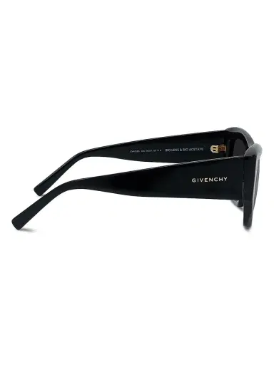 Givenchy Women's GV Day 54MM Geometric Sunglasses - Shiny Black Smoke | Thumbnail 7 Givenchy Women's GV Day 54MM Geometric Sunglasses - Shiny Black Smoke | Thumbnail 7
