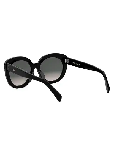 CELINE Women's Three Dots 56MM Butterfly Sunglasses - Gradient Grey Black | Thumbnail 4 CELINE Women's Three Dots 56MM Butterfly Sunglasses - Gradient Grey Black | Thumbnail 4