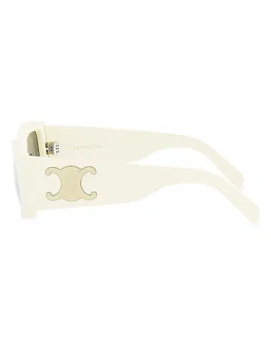 CELINE Women's Triomphe 53MM Rectangular Sunglasses - Bone Smoke | Thumbnail 3 CELINE Women's Triomphe 53MM Rectangular Sunglasses - Bone Smoke | Thumbnail 3