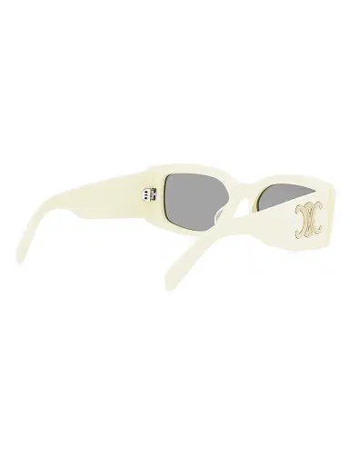 CELINE Women's Triomphe 53MM Rectangular Sunglasses - Bone Smoke | Thumbnail 6 CELINE Women's Triomphe 53MM Rectangular Sunglasses - Bone Smoke | Thumbnail 6