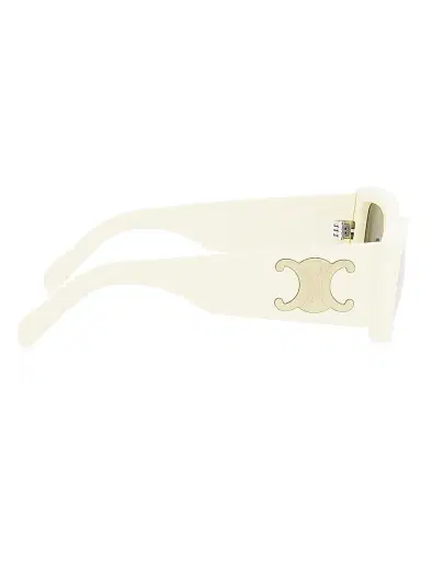 CELINE Women's Triomphe 53MM Rectangular Sunglasses - Bone Smoke | Thumbnail 7 CELINE Women's Triomphe 53MM Rectangular Sunglasses - Bone Smoke | Thumbnail 7