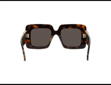 LOEWE Women's Anagram 51MM Rectangular Sunglasses - Dark Havana Brown | Thumbnail 5 LOEWE Women's Anagram 51MM Rectangular Sunglasses - Dark Havana Brown | Thumbnail 5