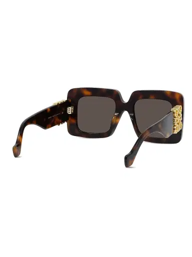 LOEWE Women's Anagram 51MM Rectangular Sunglasses - Dark Havana Brown | Thumbnail 6 LOEWE Women's Anagram 51MM Rectangular Sunglasses - Dark Havana Brown | Thumbnail 6