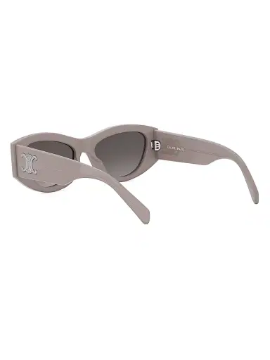 CELINE Women's Triomphe 55MM Geometric Sunglasses - Light Brown | Thumbnail 4 CELINE Women's Triomphe 55MM Geometric Sunglasses - Light Brown | Thumbnail 4