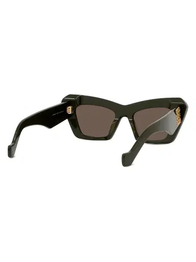 LOEWE Women's Anagram 51MM Cat-Eye Sunglasses - Dark Olive Green Brown | Thumbnail 6 LOEWE Women's Anagram 51MM Cat-Eye Sunglasses - Dark Olive Green Brown | Thumbnail 6