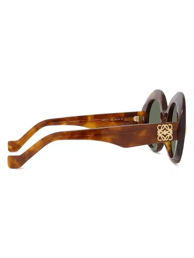 Loewe Women's Anagram 50MM Oval Sunglasses - Green Havana | Thumbnail 7 Loewe Women's Anagram 50MM Oval Sunglasses - Green Havana | Thumbnail 7