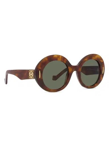 Loewe Women's Anagram 50MM Oval Sunglasses - Green Havana | Thumbnail 8 Loewe Women's Anagram 50MM Oval Sunglasses - Green Havana | Thumbnail 8