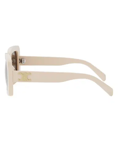 CELINE Women's Triomphe 56MM Square Sunglasses - Brown Light Beige | Thumbnail 3 CELINE Women's Triomphe 56MM Square Sunglasses - Brown Light Beige | Thumbnail 3