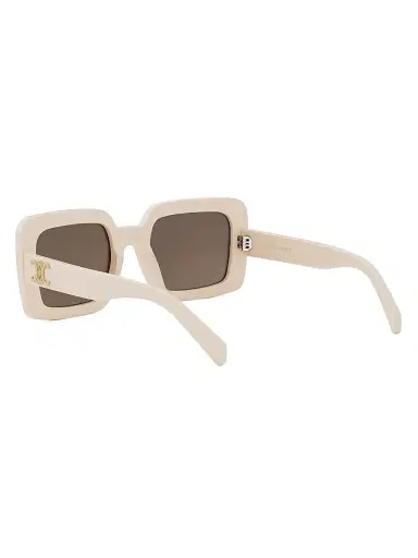 CELINE Women's Triomphe 56MM Square Sunglasses - Brown Light Beige | Thumbnail 4 CELINE Women's Triomphe 56MM Square Sunglasses - Brown Light Beige | Thumbnail 4