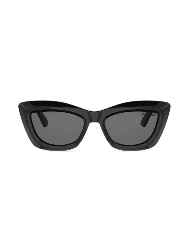 Dior Women's Midnight B3I 54MM Cat-Eye Sunglasses - Shiny Black And Smoke | Thumbnail 2 Dior Women's Midnight B3I 54MM Cat-Eye Sunglasses - Shiny Black And Smoke | Thumbnail 2
