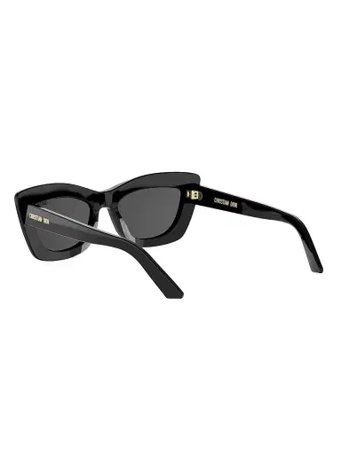 Dior Women's Midnight B3I 54MM Cat-Eye Sunglasses - Shiny Black And Smoke | Thumbnail 4 Dior Women's Midnight B3I 54MM Cat-Eye Sunglasses - Shiny Black And Smoke | Thumbnail 4