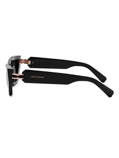 BVLGARI Women's B. Zero1 54MM Rectangular Sunglasses - Black Rose Black | Thumbnail 3 BVLGARI Women's B. Zero1 54MM Rectangular Sunglasses - Black Rose Black | Thumbnail 3