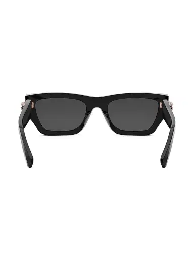 BVLGARI Women's B. Zero1 54MM Rectangular Sunglasses - Black Rose Black | Thumbnail 5 BVLGARI Women's B. Zero1 54MM Rectangular Sunglasses - Black Rose Black | Thumbnail 5