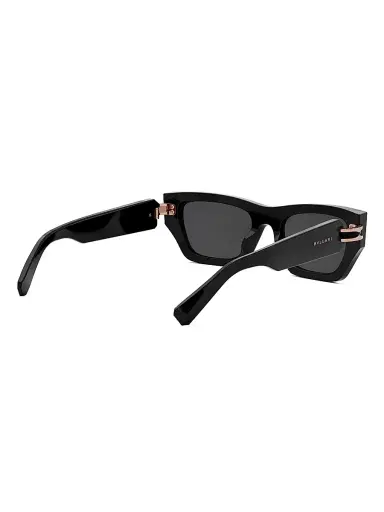 BVLGARI Women's B. Zero1 54MM Rectangular Sunglasses - Black Rose Black | Thumbnail 6 BVLGARI Women's B. Zero1 54MM Rectangular Sunglasses - Black Rose Black | Thumbnail 6