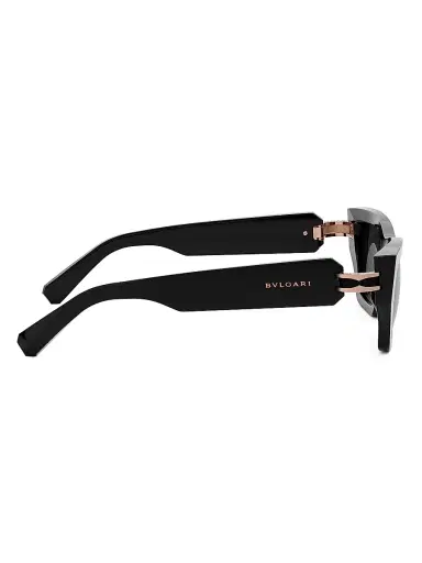 BVLGARI Women's B. Zero1 54MM Rectangular Sunglasses - Black Rose Black | Thumbnail 7 BVLGARI Women's B. Zero1 54MM Rectangular Sunglasses - Black Rose Black | Thumbnail 7