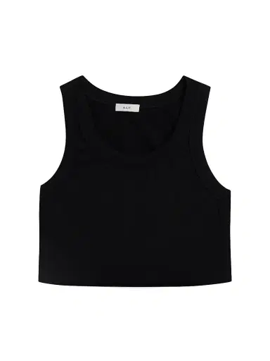 A.L.C. Women's Halsey Cotton Racerback Crop Tank - Black | Thumbnail 1 A.L.C. Women's Halsey Cotton Racerback Crop Tank - Black | Thumbnail 1