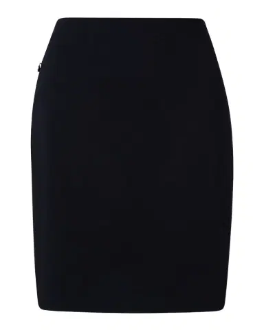 Akris punto Short Stretch-Jersey Skirt, Black | Thumbnail 1 Akris punto Short Stretch-Jersey Skirt, Black | Thumbnail 1