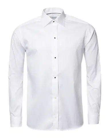 Eton Contemporary-Fit Tonal Satin Striped Formal Shirt | Thumbnail 1 Eton Contemporary-Fit Tonal Satin Striped Formal Shirt | Thumbnail 1