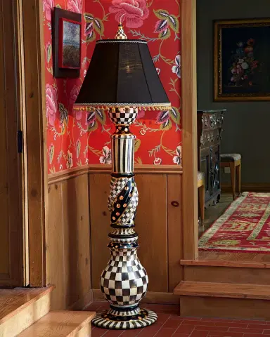 MacKenzie-Childs Courtly Check Floor Lamp | Thumbnail 2 MacKenzie-Childs Courtly Check Floor Lamp | Thumbnail 2