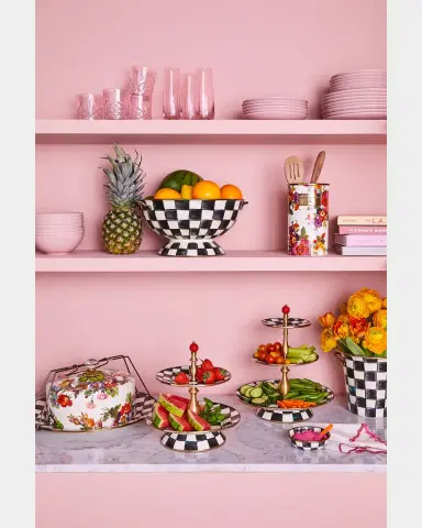 MacKenzie-Childs Flower Market White Utensil Holder | Thumbnail 6 MacKenzie-Childs Flower Market White Utensil Holder | Thumbnail 6