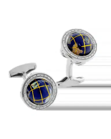 Tateossian Blue Lapis Globe Cuff Links | Thumbnail 2 Tateossian Blue Lapis Globe Cuff Links | Thumbnail 2