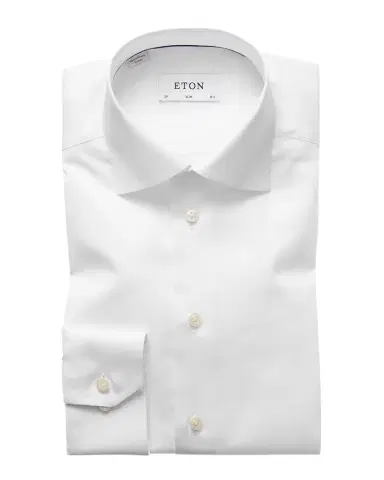Eton Slim-Fit Twill Dress Shirt | Thumbnail 1 Eton Slim-Fit Twill Dress Shirt | Thumbnail 1