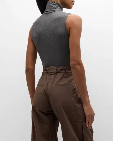 Majestic Filatures Soft Touch Sleeveless Stretch Turtleneck | Thumbnail 3 Majestic Filatures Soft Touch Sleeveless Stretch Turtleneck | Thumbnail 3