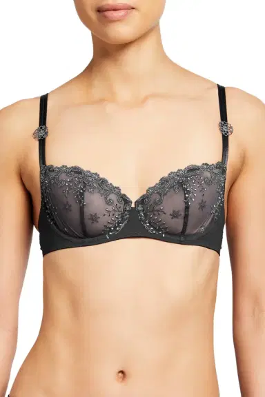 Simone Pérèle Delice Embroidered Demi Bra | Thumbnail 3 Simone Pérèle Delice Embroidered Demi Bra | Thumbnail 3