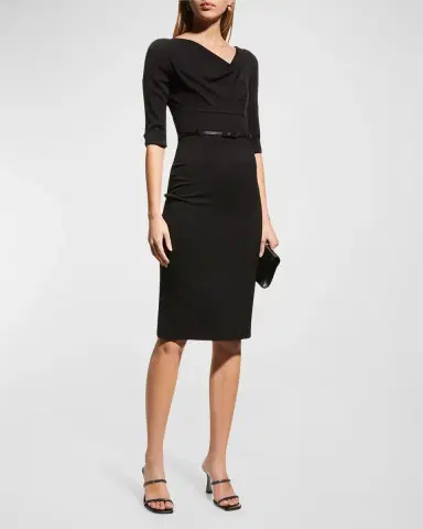 BLACK HALO Jackie 3/4-Sleeve Sheath Dress | Thumbnail 2 BLACK HALO Jackie 3/4-Sleeve Sheath Dress | Thumbnail 2