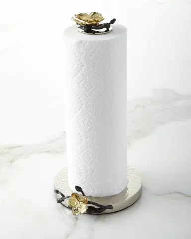 Michael Aram Gold Orchid Paper Towel Holder | Thumbnail 1 Michael Aram Gold Orchid Paper Towel Holder | Thumbnail 1