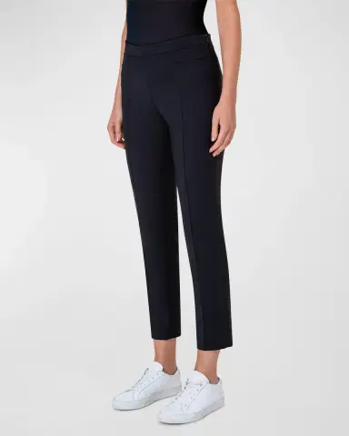 Akris punto Franca Mid-Rise Cropped Pants | Thumbnail 3 Akris punto Franca Mid-Rise Cropped Pants | Thumbnail 3