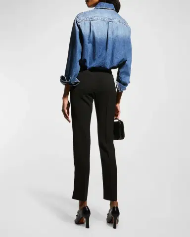 Lafayette 148 New York Bleecker Slim-Leg Pants | Thumbnail 6 Lafayette 148 New York Bleecker Slim-Leg Pants | Thumbnail 6