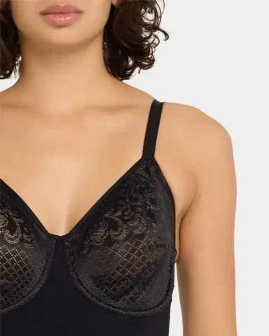 Wacoal Visual Effects Mesh-Top Bodysuit | Thumbnail 4 Wacoal Visual Effects Mesh-Top Bodysuit | Thumbnail 4