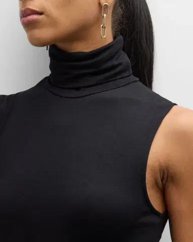MAJESTIC FILATURES Soft Touch Sleeveless Stretch Turtleneck | Thumbnail 5 MAJESTIC FILATURES Soft Touch Sleeveless Stretch Turtleneck | Thumbnail 5