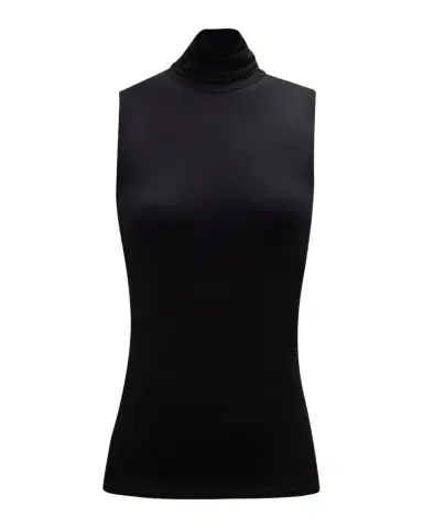 MAJESTIC FILATURES Soft Touch Sleeveless Stretch Turtleneck | Thumbnail 1 MAJESTIC FILATURES Soft Touch Sleeveless Stretch Turtleneck | Thumbnail 1