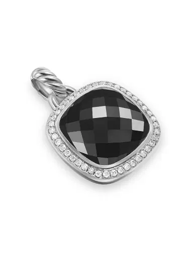 David Yurman Women's Albion Pendant in Sterling Silver - Black Onyx | Thumbnail 3 David Yurman Women's Albion Pendant in Sterling Silver - Black Onyx | Thumbnail 3
