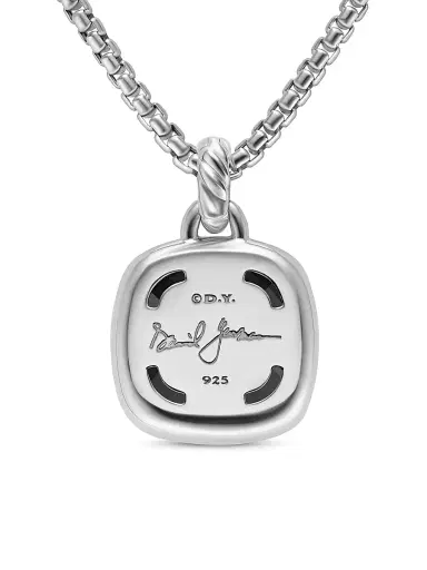 David Yurman Women's Albion Pendant in Sterling Silver - Black Onyx | Thumbnail 4 David Yurman Women's Albion Pendant in Sterling Silver - Black Onyx | Thumbnail 4