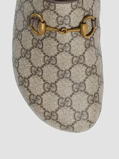 Gucci Women's Sol Monogram Coated Canvas Slides - Beige - Size 4.5 Sandals | Thumbnail 4 Gucci Women's Sol Monogram Coated Canvas Slides - Beige - Size 4.5 Sandals | Thumbnail 4