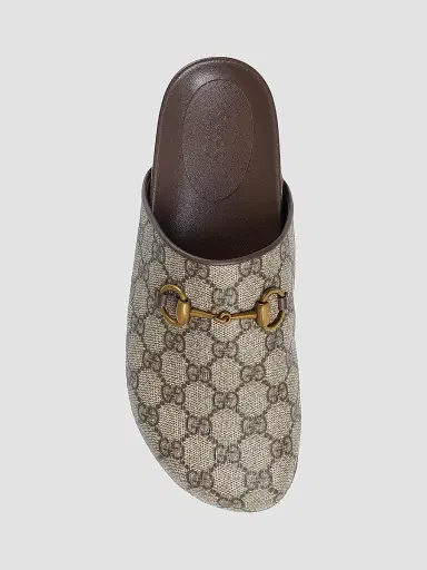Gucci Women's Sol Monogram Coated Canvas Slides - Beige - Size 4.5 Sandals | Thumbnail 5 Gucci Women's Sol Monogram Coated Canvas Slides - Beige - Size 4.5 Sandals | Thumbnail 5