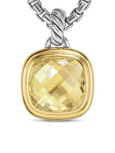 David Yurman Women's Albion Pendant in Sterling Silver - Champagne Citrine | Thumbnail 5 David Yurman Women's Albion Pendant in Sterling Silver - Champagne Citrine | Thumbnail 5