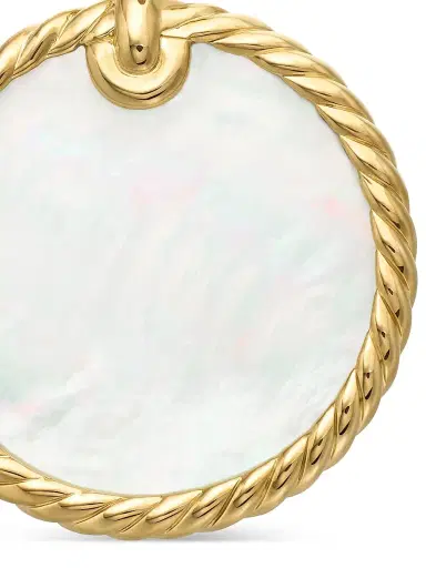 David Yurman Women's DY Elements Disc Pendant in 18K Yellow Gold - Black Onyx | Thumbnail 6 David Yurman Women's DY Elements Disc Pendant in 18K Yellow Gold - Black Onyx | Thumbnail 6