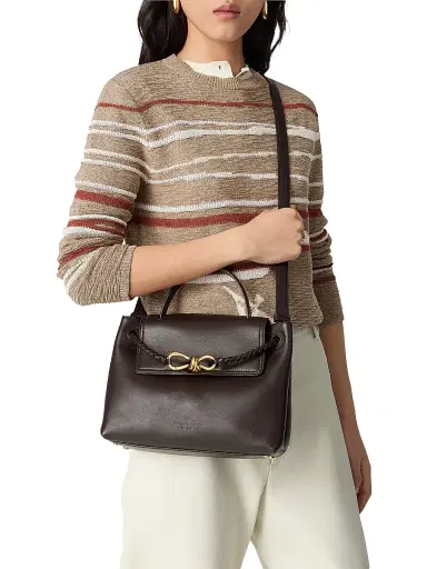 Bottega Veneta Women's Ciao Ciao Leather Top Handle bag - Fondant Brass | Thumbnail 3 Bottega Veneta Women's Ciao Ciao Leather Top Handle bag - Fondant Brass | Thumbnail 3