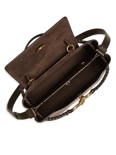 Bottega Veneta Women's Ciao Ciao Leather Top Handle bag - Fondant Brass | Thumbnail 4 Bottega Veneta Women's Ciao Ciao Leather Top Handle bag - Fondant Brass | Thumbnail 4
