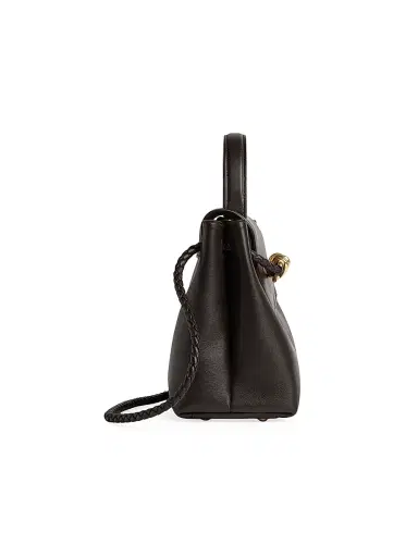 Bottega Veneta Women's Ciao Ciao Leather Top Handle bag - Fondant Brass | Thumbnail 5 Bottega Veneta Women's Ciao Ciao Leather Top Handle bag - Fondant Brass | Thumbnail 5