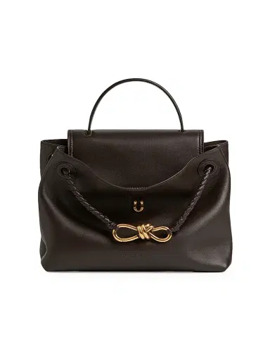 Bottega Veneta Women's Ciao Ciao Leather Top Handle bag - Fondant Brass | Thumbnail 7 Bottega Veneta Women's Ciao Ciao Leather Top Handle bag - Fondant Brass | Thumbnail 7