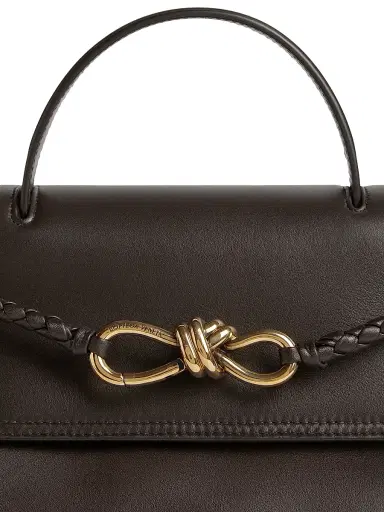 Bottega Veneta Women's Ciao Ciao Leather Top Handle bag - Fondant Brass | Thumbnail 8 Bottega Veneta Women's Ciao Ciao Leather Top Handle bag - Fondant Brass | Thumbnail 8