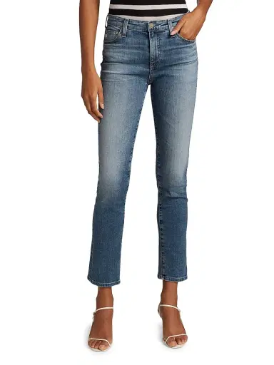 AG Jeans Women's Mari High-Rise Stretch Straight-Leg Jeans - 15 Years Shoreline | Thumbnail 3 AG Jeans Women's Mari High-Rise Stretch Straight-Leg Jeans - 15 Years Shoreline | Thumbnail 3