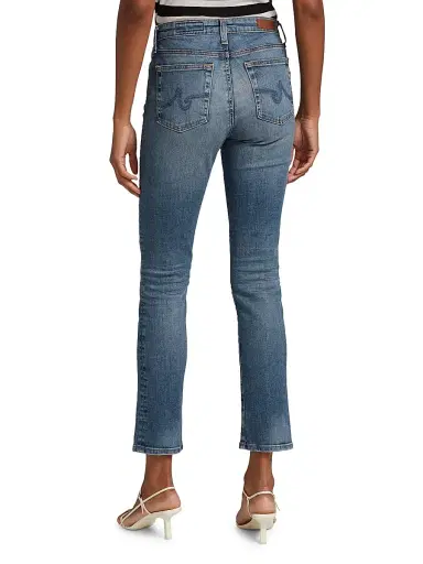 AG Jeans Women's Mari High-Rise Stretch Straight-Leg Jeans - 15 Years Shoreline | Thumbnail 5 AG Jeans Women's Mari High-Rise Stretch Straight-Leg Jeans - 15 Years Shoreline | Thumbnail 5
